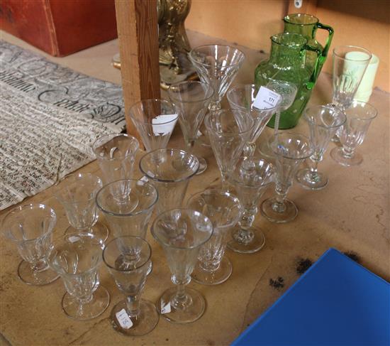 Mixed glassware